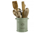 Pride of Place Cooking Tools Jar OLD GREEN (D160 x H185mm / 6.2 x 7.2")